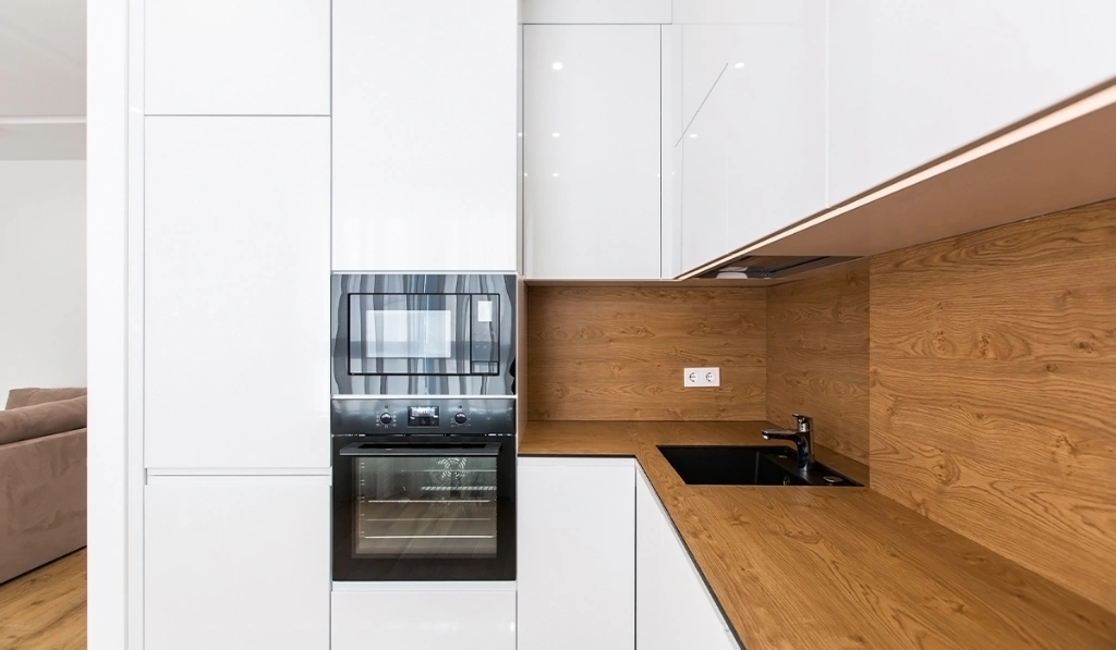 Two Colour Combination for Kitchen Laminates