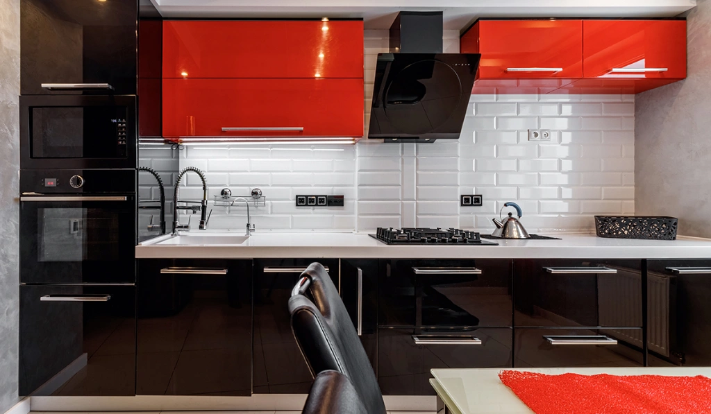 Two Colour Combination for Kitchen Laminates