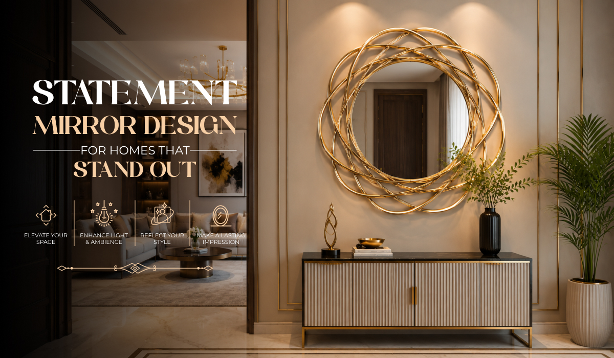 Statement Mirror Design for Homes That Stand Out