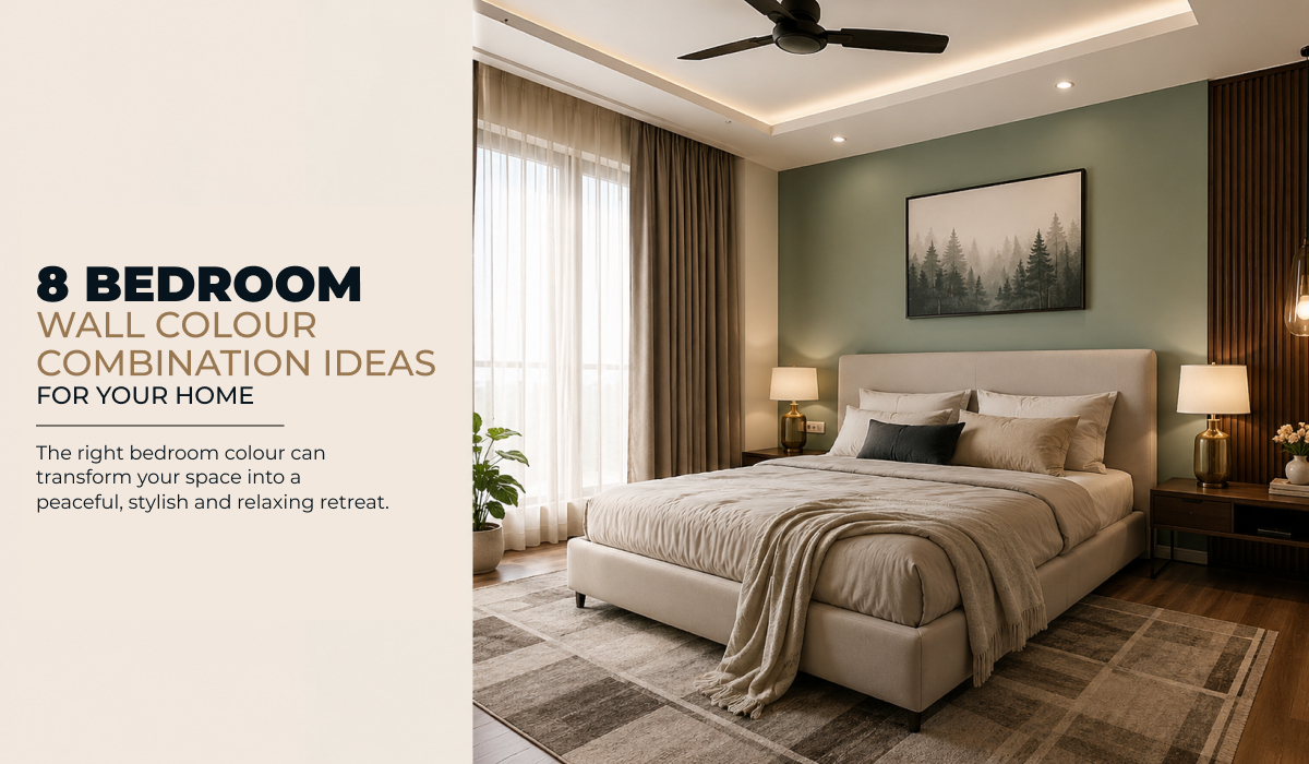 8 Bedroom Wall Colour Combination Ideas for Your Home