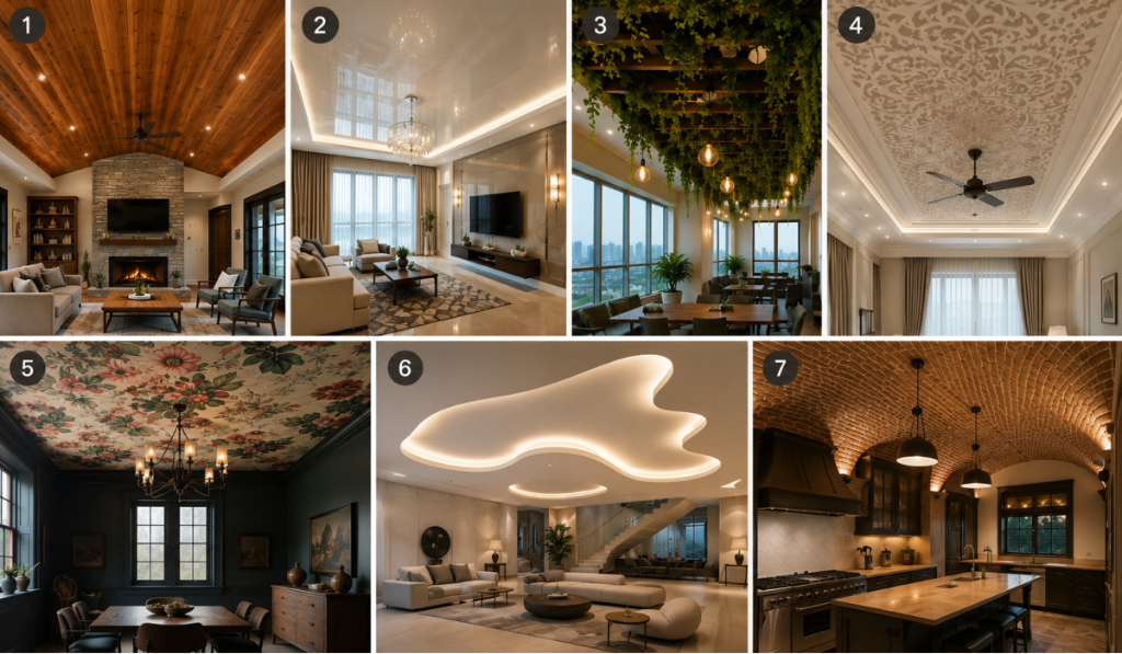 Types of New Ceiling Designs