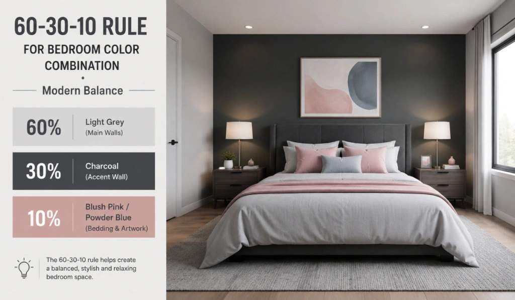 bedroom wall color combination