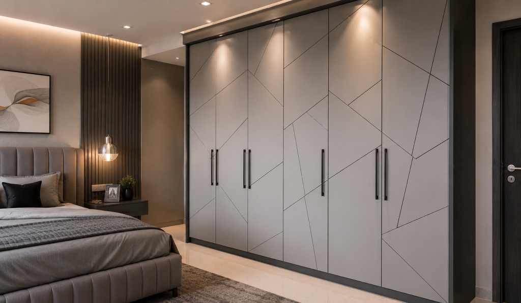 Geometric Patterns and Shapes Wardrobe Interior Design