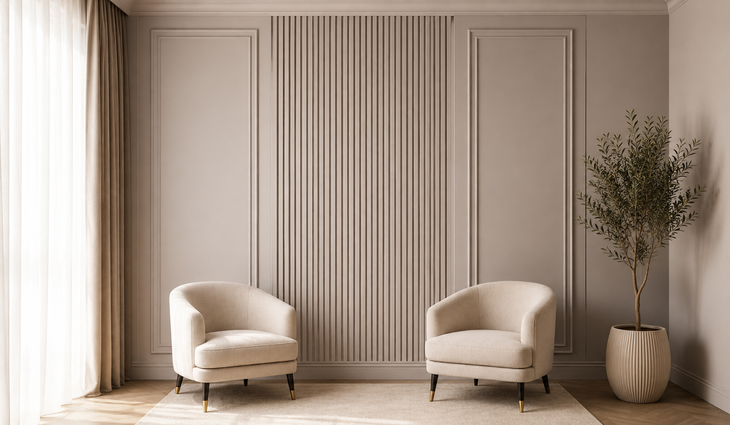 Wooden Fluted Moulding Design