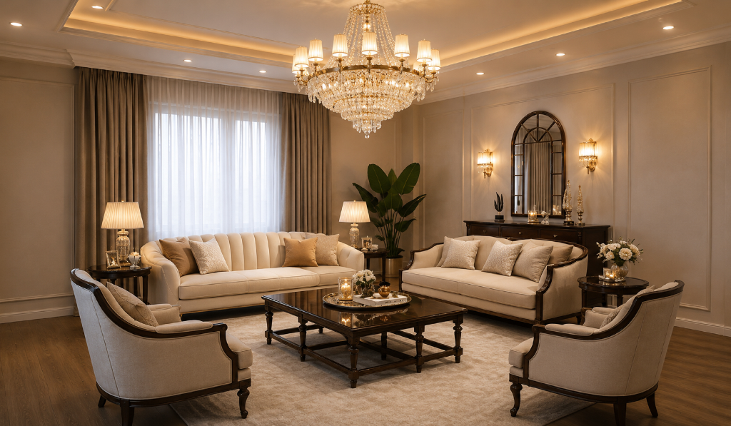 European-style Drawing Room Interior Design