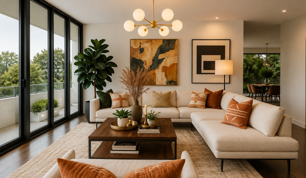 Open Drawing Room Interior Design