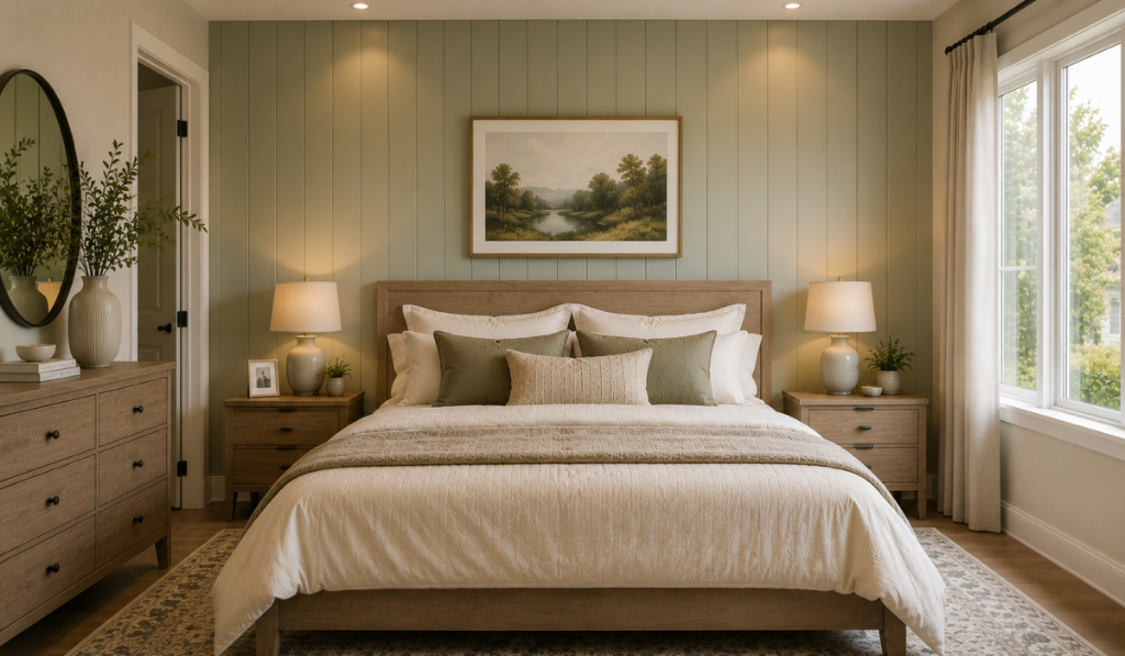 Panelling Bedroom Wall Design