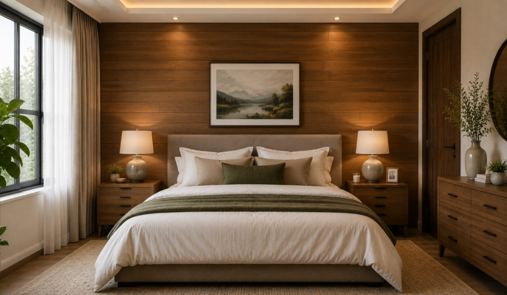 Accent Bedroom Wall Design