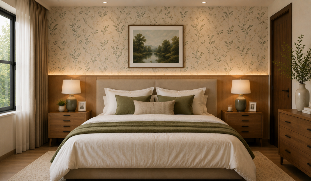 Wallpaper Bedroom Wall Design